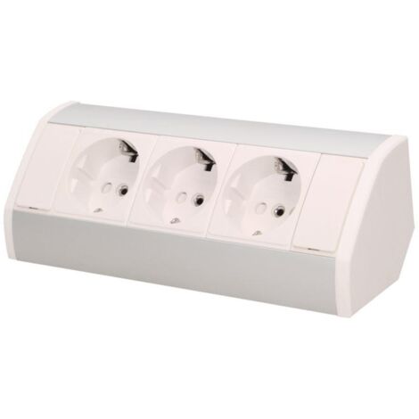 Prise de meuble 3x250V OR-GM-9001/W-G(GS) schuko