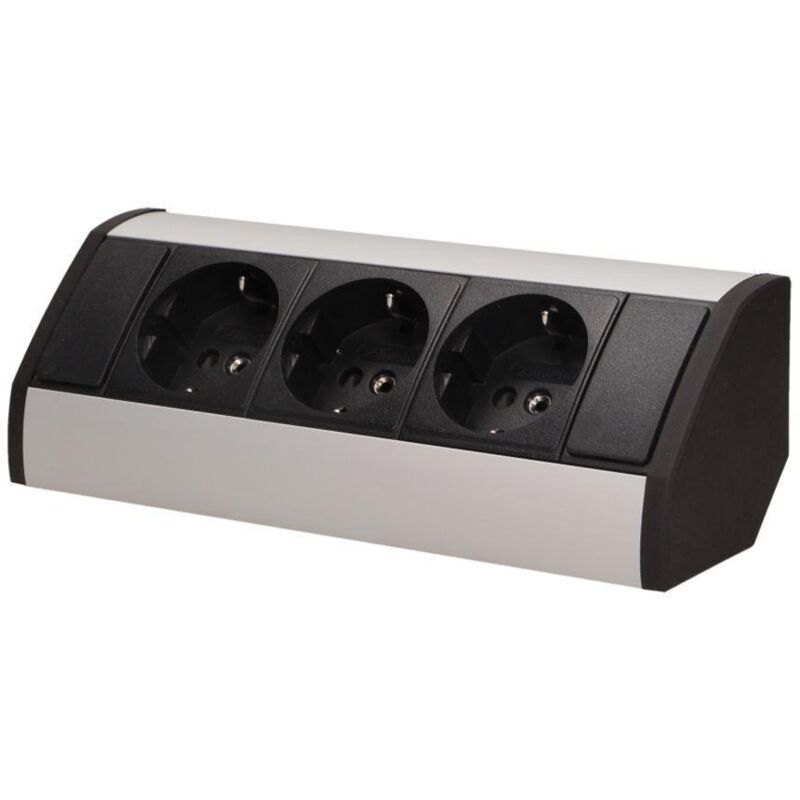 Prise de meuble 3x250V OR-GM-9001/B-G(GS) schuko