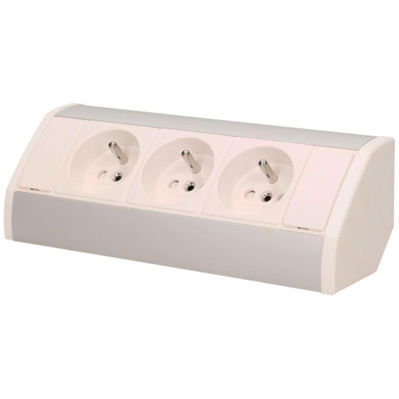 Prise de meuble 3x250V OR-GM-9001/W-G