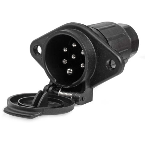 Prise de remorque 7 broches type N 24 V TIR amio-03221