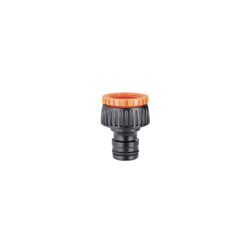 Connecteur de robinet multi-filetage Aquamaster Max-Flow en blister - f 1' - 3/4' 9641