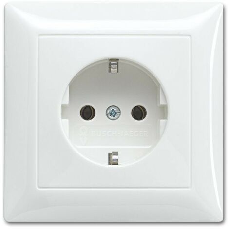 prise de sécurité SCHUKO® plaque pleine Busch-balance® SI