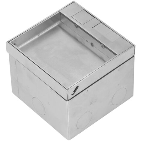 Prise de Sol Encastrée 5 Ports avec Cache-Câbles Intégré 250V