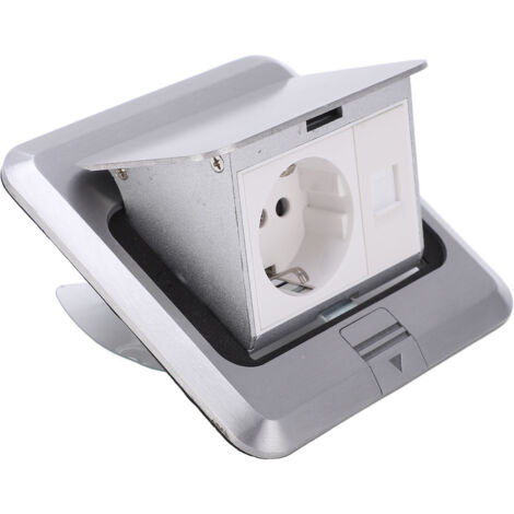 Prise de Sol Encastrée Étanche 16A 250V - Sécurisée et Durable