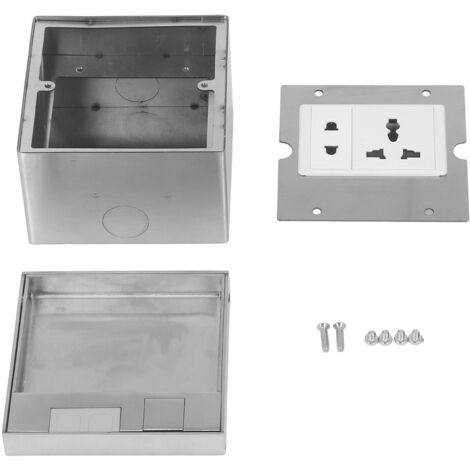 Prise de Sol Encastrée Multi-Ports Panneau Dissimulé Universel AC250V