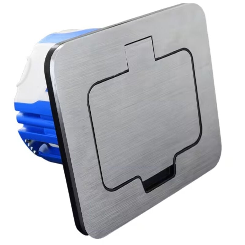 BLM - Boîtier multimat no air Ø67 mm - Prof.50 mm + Prise de sol étanche 2P + t IP55 rectangulaire 95x90 mm