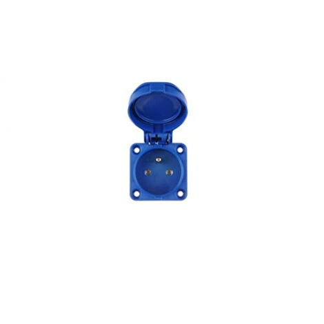PRISE DE TABLEAU BLANC 10/16A 2P+Z 230V BLEU IP54 104-0B PCS 5907711106807 PCE