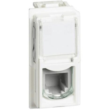 Prise de téléphone Bticino Living Now RJ11 K10 blanc KW4258RJ11