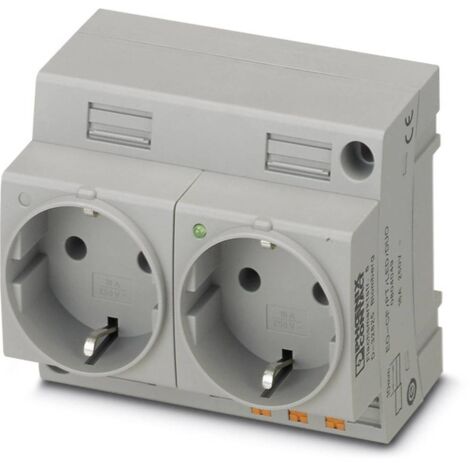 Prise double Phoenix Contact EO-CF/PT/LED/DUO 804049 1 pc(s)