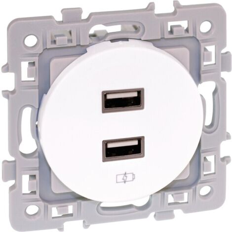 Prise double USB Aurigny 2 - EUR'OHM