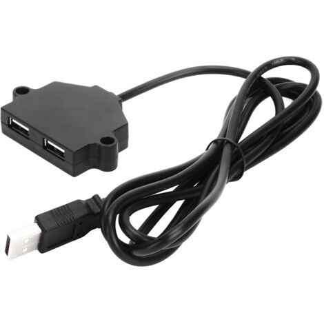 Prise double USB avec câble 1,5m 5V 1A pour téléphone, tablette, appareil photo