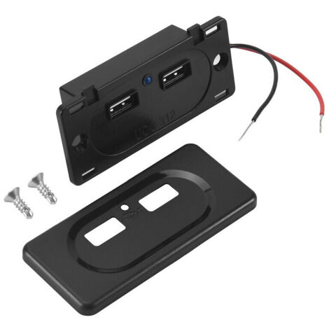 Prise double USB DC5V/3.1A modifiée pour voiture camping-car bateau camping