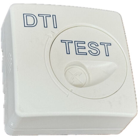 Prise DTI RJ45 Grade 2 boitier saillie 80x80mm blanc ivoire mural OMELCOM SYSTORM