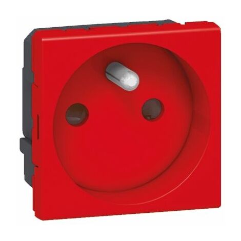 Prise électrique Legrand, Montage encastré, Français 2P+T, , IP41, série Mosaïc ( Prix pour 1 )