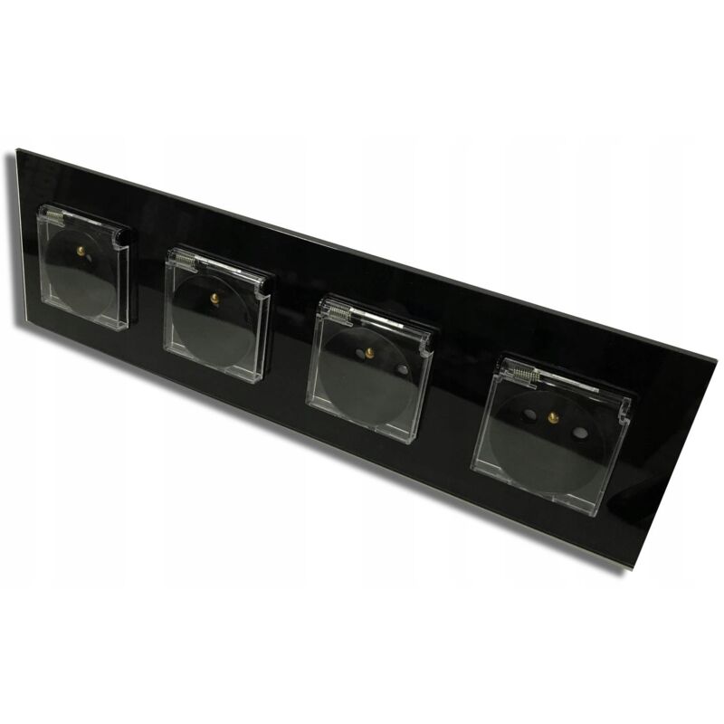 Prise Électrique Quadle Hermétique En Verre