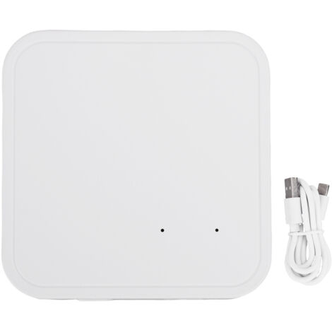 Prise en charge de la passerelle intelligente sans fil pour ZigBee 3.0 Hub WiFi 2,4 GHz, télécommande de pont intelligent double mode avec commande vocale W01