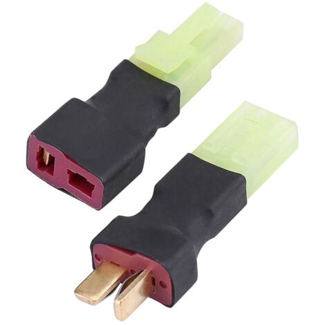 Prise en T pour connecteur Tamiya, Mini adaptateur à faible résistance et haute ténacité, capacité actuelle, chargeur de batterie RC Lipo