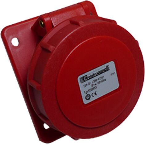 Prise encastrable 309 IP67 380/415V 3P+T 16A (PCE) EC69053 EC69053