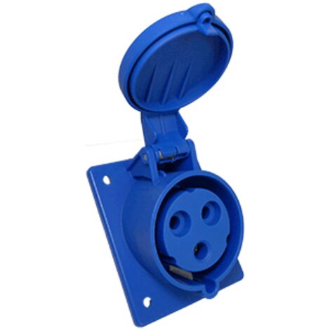 Prise encastrable IP 44 220/240V 2P+T 16A / EC69050