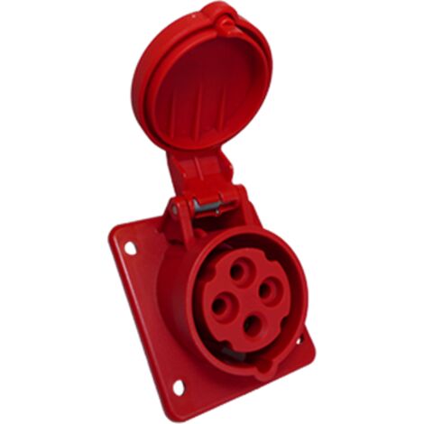 Prise encastrable IP 44 380/415V 3P+T 16A / EC69052
