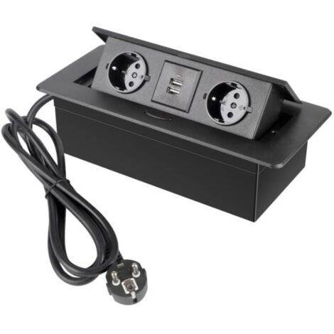 Multiprise, Avec 3 Prises 220V + 2 Usb + 2 Usb C. 2 Options D