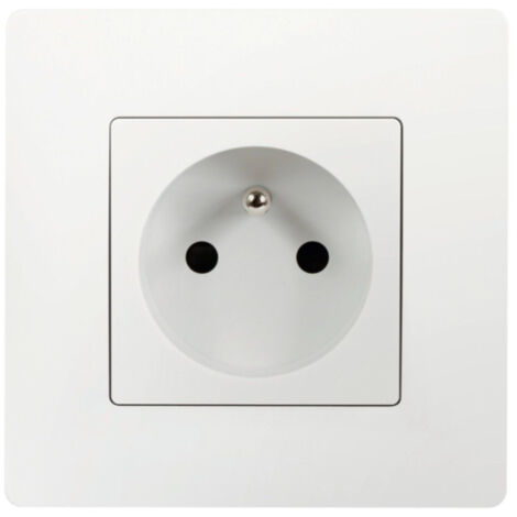 Prise Encastrée Di-Line 2P+T 16A Blanc - INVENTIV'