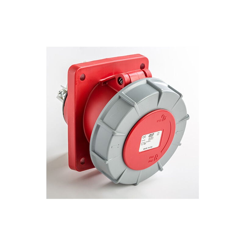 IDE - Prise Encastrable 63a Tétrapolaire Avec Fil Pilote 3p+n+t - étanche Ip67