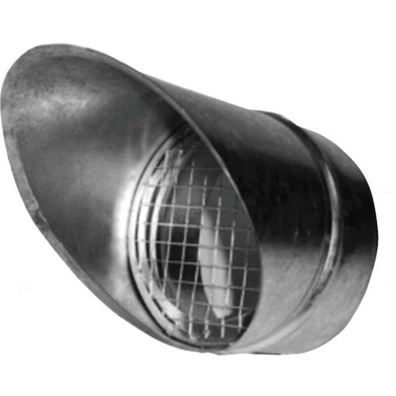 Prise et rejet d'air grillagé Galva D200 - PRAGGALD200 Econoname PRAGGALD200