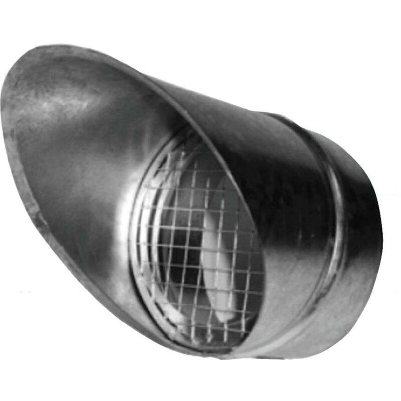 Prise et rejet d'air grillagé Galva D80 - PRAGGALD80 Econoname PRAGGALD80