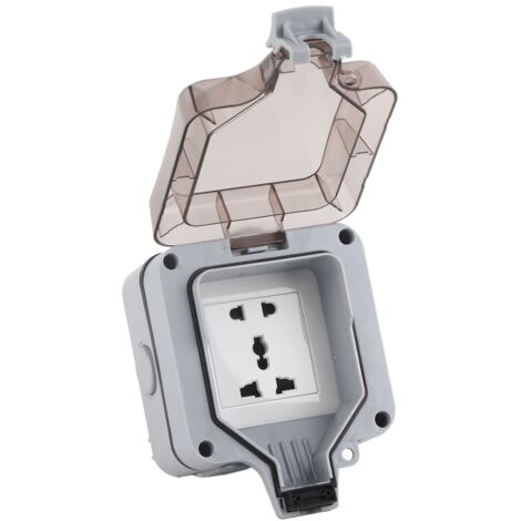 Prise étanche IP66 5 trous pour extérieur, accessoire électrique PC résistant aux intempéries