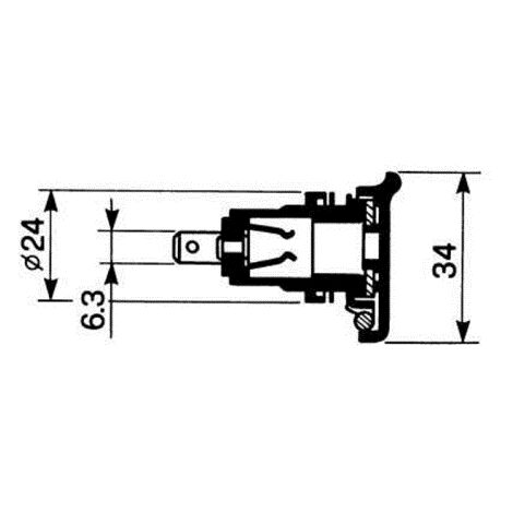 Prise fem. metal av capuchon - 713503