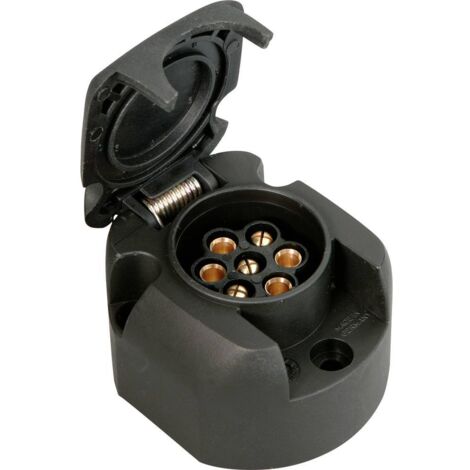 Prise femelle pour remorque IWH 010207 [prise femelle 7 pôles - prise mâle 7 pôles] plastique