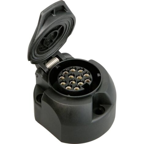 Prise femelle pour remorque IWH 010209 [prise femelle 13 pôles - prise mâle 13 pôles] plastique
