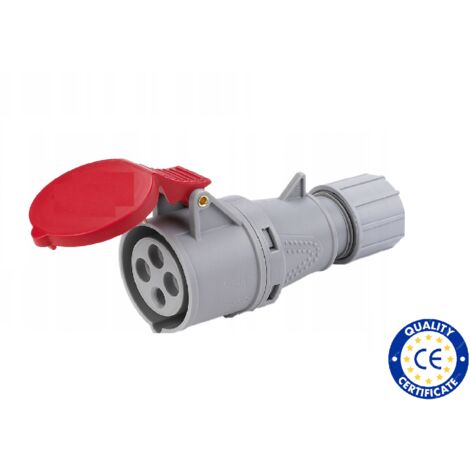 Prise Fiche femelle Prolongateur CEE 4x32A - triphasé