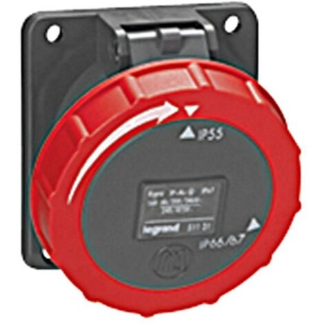 Toma De Corriente Hembra Legrand IP44 16A 380/415V - Modelo 3P+N+T, Referencia 52284, En Ocasión