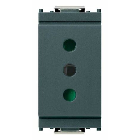Prise Grise 2P+T 10A Type P11 Idea 16201