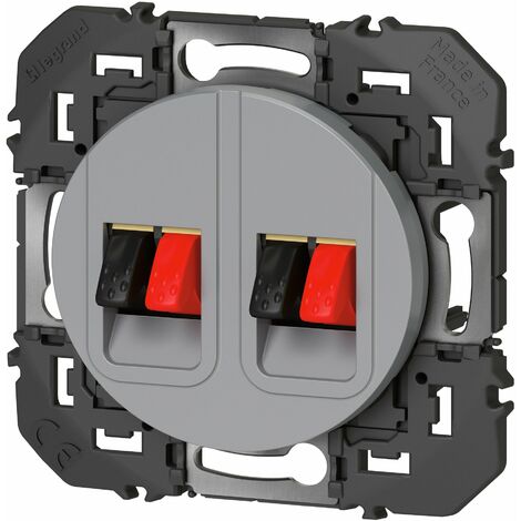 Prise haut - Parleur Double - Dooxie - Aluminium - Legrand