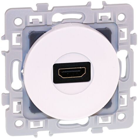 Prise HDMI 1.4 Blanc - SQUARE