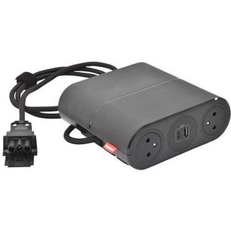 Prise Incara Link'On 4 prises 2P + t + 2 USB : A et C module suivant
