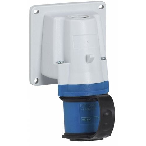 Prise inclinée saillie P17 IP44 32A - 200V à 250V - 2P+T - LEGRAND