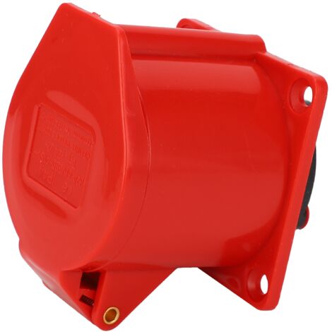 Prise industrielle 32A triphasée IP44 380V-415V étanche antidéfaut pour usage professionnel