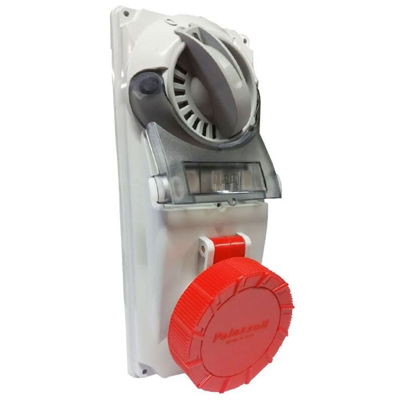 Prise industrielle Interverrouillée Palazzoli cee 3P+E 16A 400V IP67 fusible