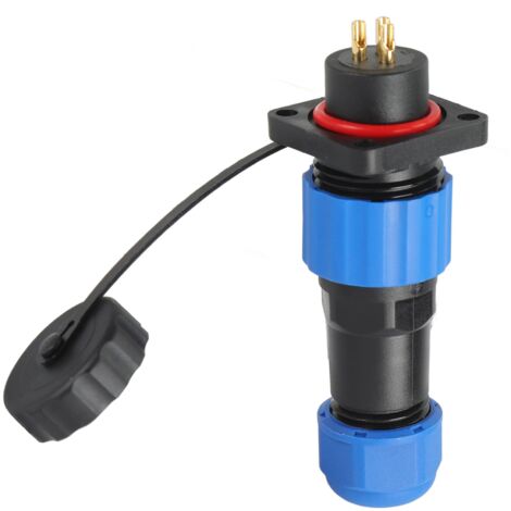 Prise Industrielle Étanche IP68 Connecteur d'Aviation Carré 380V 10A SP163 Broche