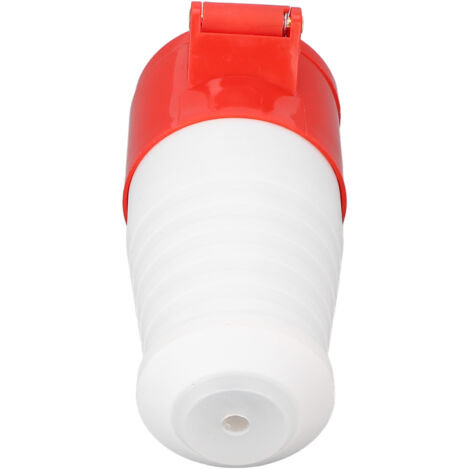 Prise industrielle IP44 étanche 5 broches rouge CEE 16A 220‑380V pour camping‑cars et caravanes, connecteur femelle anti‑vieillissement