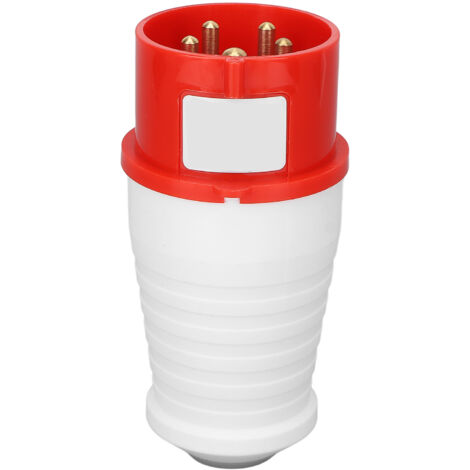 Prise industrielle IP44 étanche prévenir le vieillissement rouge 5 broches connecteur de prise CEE pour caravanes de Camping 16A 220-380VHR-015 mâle