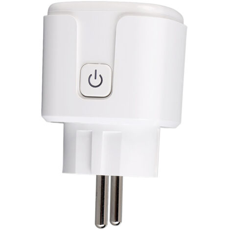 Prise intelligente 20A WiFi, commande par application, compatible Tuya, prise EU 100-250V