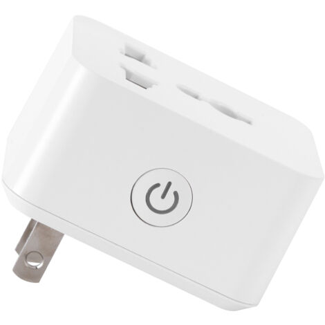 Prise Intelligente avec Minuterie WIFI Bluetooth, 15A 100-250V, Multiprise Connectée