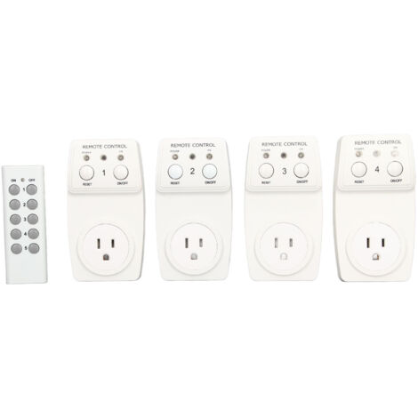 Prise Intelligente avec Télécommande Sans Fil - Prise Connectée pour Maison - Compatible US 120V