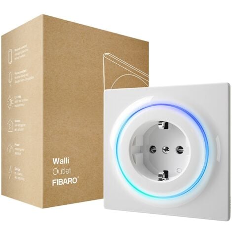 Prise intelligente encastrée Z-Wave+ - Walli Outlet Type F - Fibaro