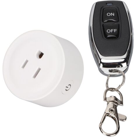 Prise Intelligente sans Fil 433MHz avec Télécommande pour Appareils Électriques, Prise US 100‑240V